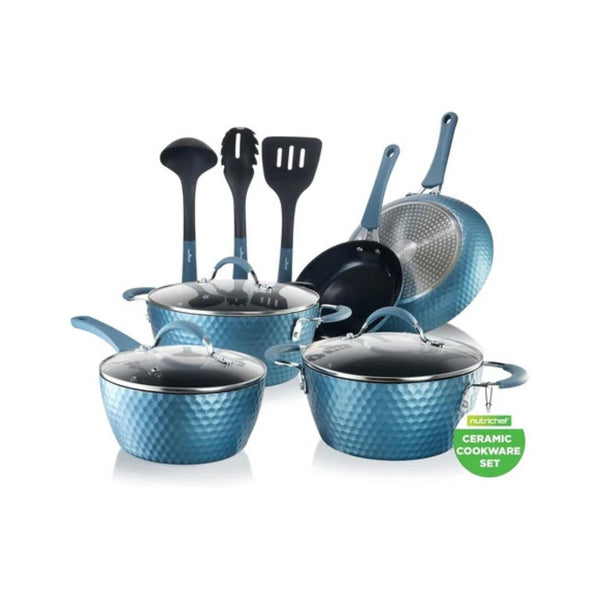 11-Piece NutriChef Non-Stick Cookware Set