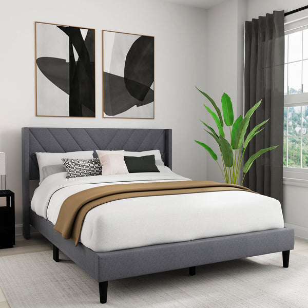 Hillsdale Wilder Upholstered Queen Platform Bed