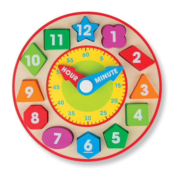 Melissa & Doug Shape Sorting Clock