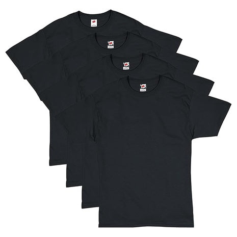 4 Hanes Men's Short Sleeve Cotton T-Shirts (2 Colors)