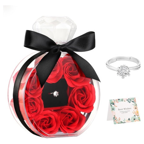 Preserved Rose & Jewelry Gift Box