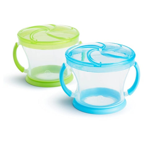 2-Pack Munchkin Snack Catcher No-Spill Snack Containers