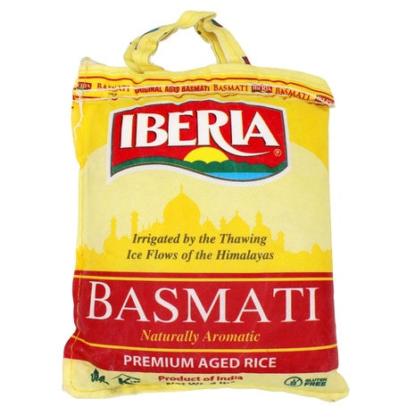 4 lb Bag of Iberia Premium Aged Indian Basmati Rice (KLBD)