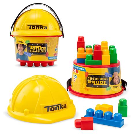 Tonka Hard Hat Building Block & Bucket Playset