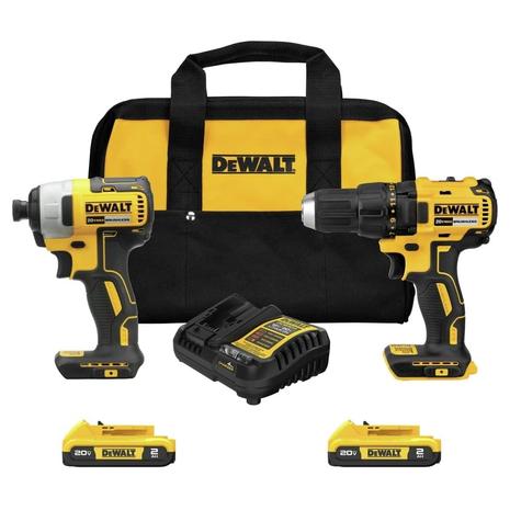 DeWalt 20V Max Cordless Drill Combo Kit