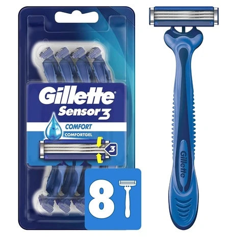 32 Gillette Sensor3 Disposable Razors