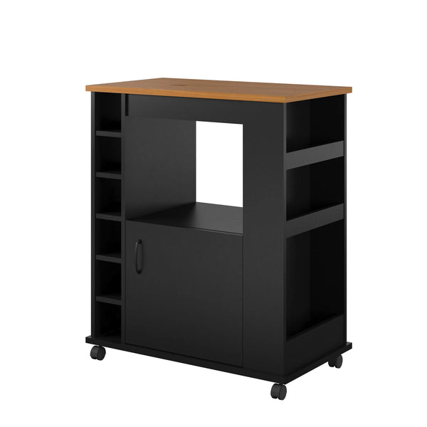 Kitchen Island Microwave Cart