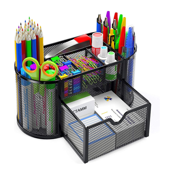 8 Compartment Desk Organizer for Office and Home