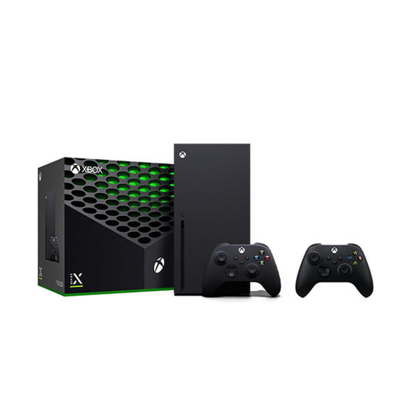 Xbox Series X Console With 2 Carbon Black Xbox Wireless Controllers