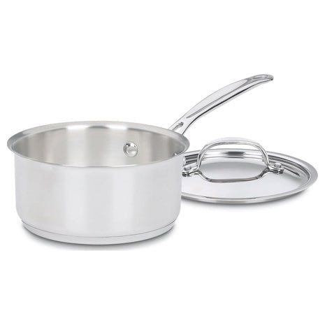 1.5 Quart Cuisinart Chef’s Classic Stainless Steel Saucepan with Cover