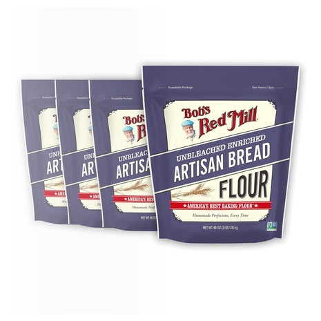 4 Bob's Red Mill Artisan Bread Flour Bags