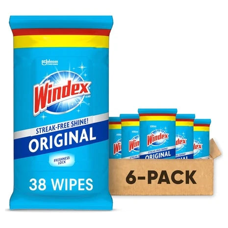 228 Windex Glass & Window Cleaner Wipes