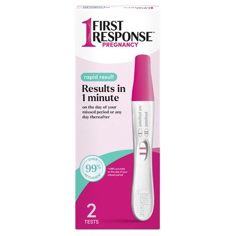 2 Pack First Response Rapid Result Pregnancy Tests