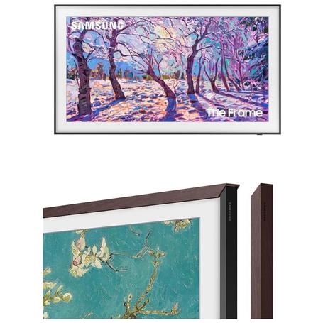Samsung The Frame 55” TV With Brown Bezel 4K