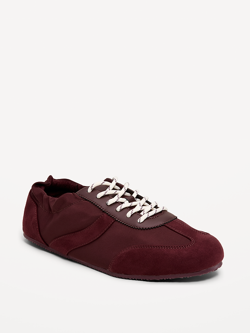 Old Navy Ruched Lace-Up Sneakers