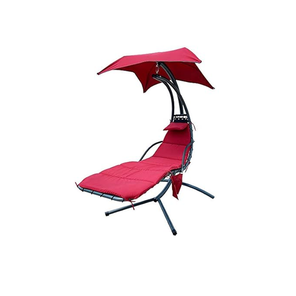 BalanceFrom Hanging Curved Chaise Lounge Chair Swing simplexdeals