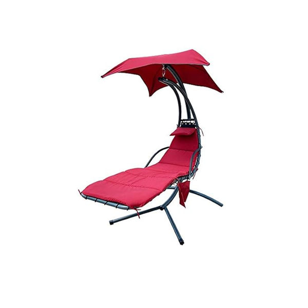 BalanceFrom Hanging Curved Chaise Lounge Chair Swing
