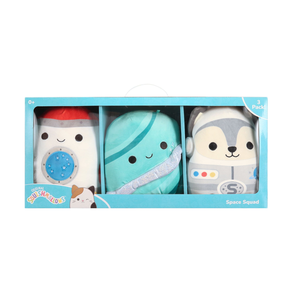 3-Pack 8 Inch Squishmallows Kellytoy Space Plush Value Box