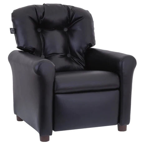 Toddler Faux Leather Recliner Chair