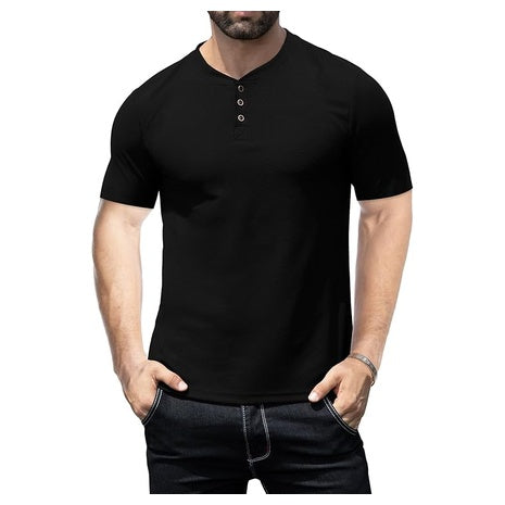 Men's Slim Fit Henley Shirts