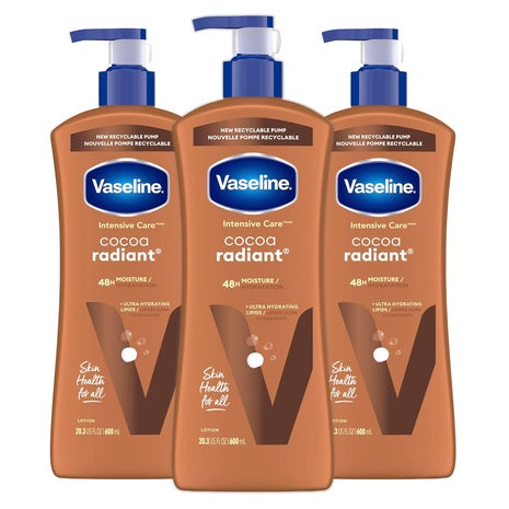 3-Pack Vaseline Cocoa Radiant Lotion (20.3 oz)