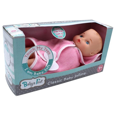11 Inch Bathtime Baby Doll with Towel