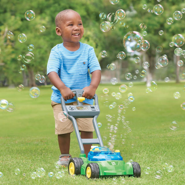Play Day Push N Bubble Mower Toy with 4oz Solution