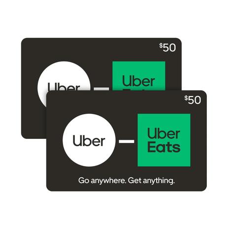 $100 Uber/Uber Eats/Postmates eGift Card