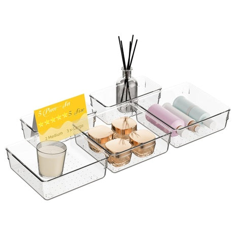 5-Piece Drawer Organizer Set