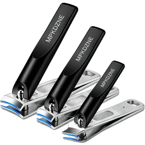 3-Pack Nail Clippers Set with Case