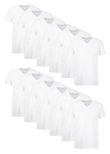 12-Pack Hanes Mens Undershirt Pack