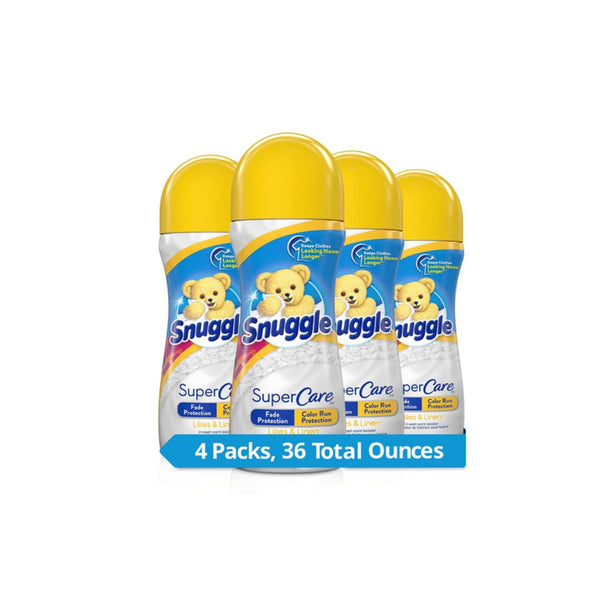 4-Pack Snuggle SuperCare in-Wash Scent Booster, Lilies and Linen