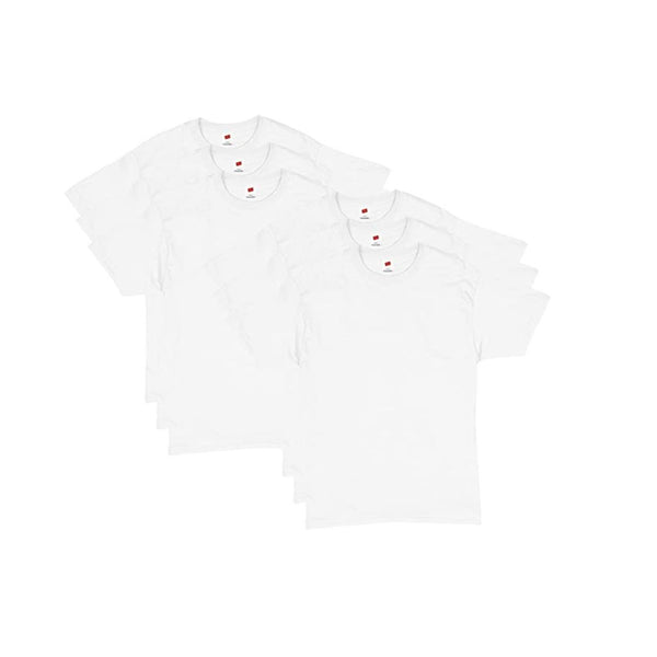 6-Pack Hanes Essentials Men's Crewneck Cotton T-Shirt