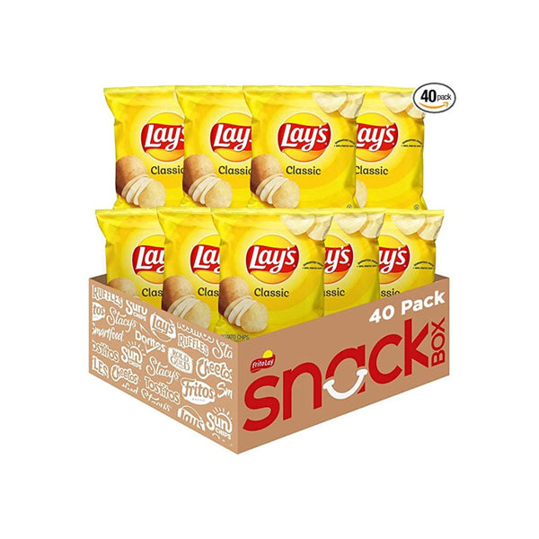 40 Bags Of Lay's Classic Potato Chips
