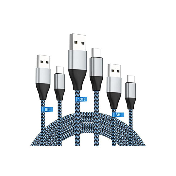 3-Pack USB C Cables