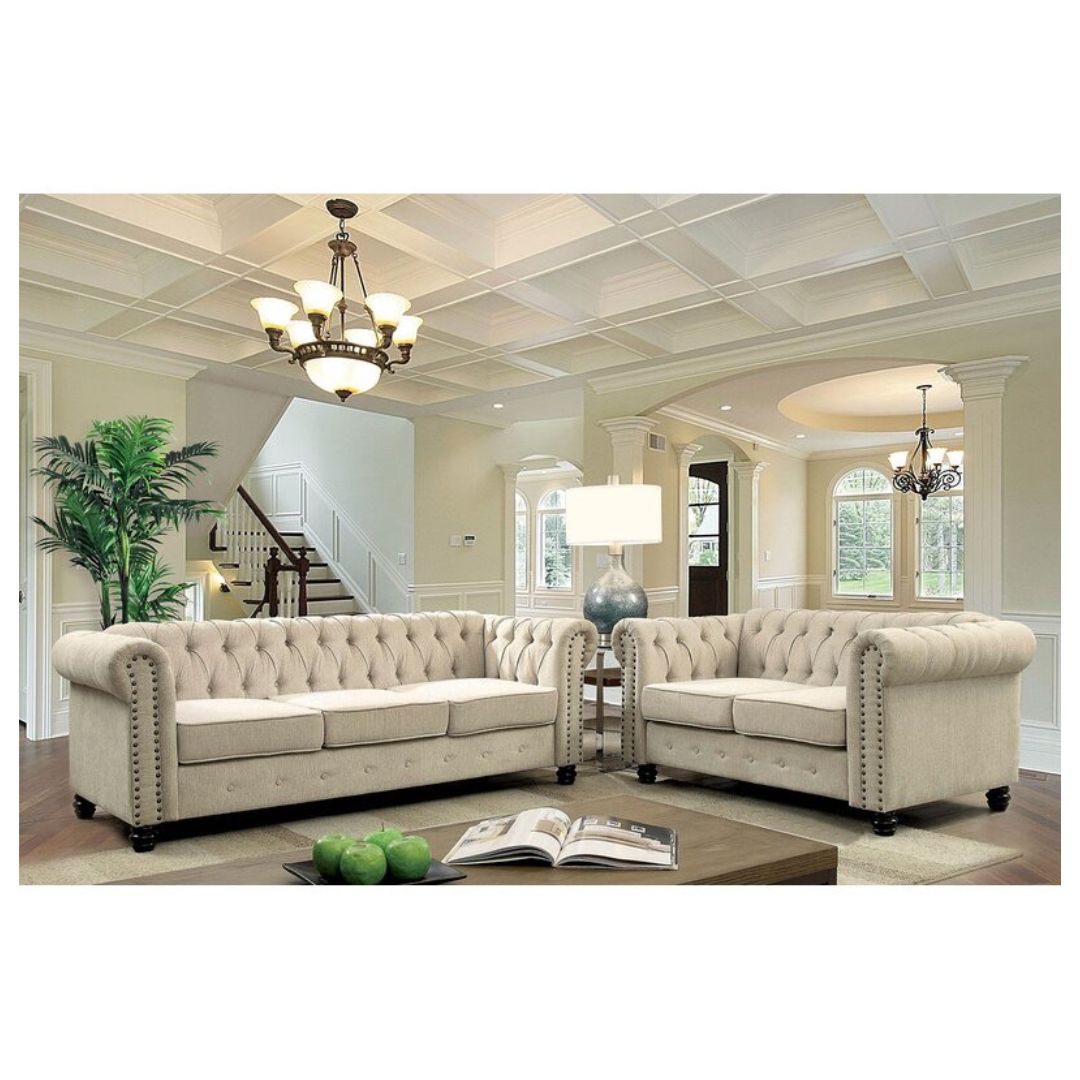 Bosworth 2 Piece Living Room Set Sofa – simplexdeals