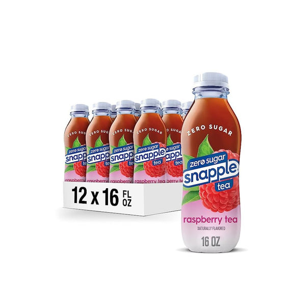 12-Pack Snapple Zero Sugar Raspberry Tea, 16 fl oz