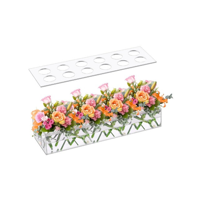 Clear Acrylic Flower Vase simplexdeals