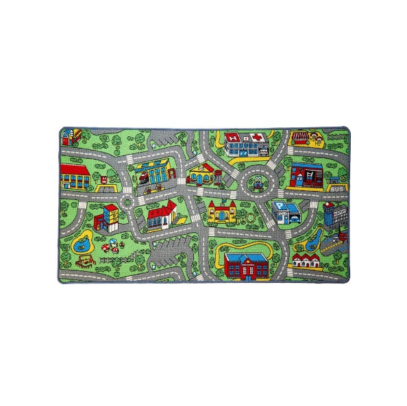 Click N’ Play Kids Large City Rug with Roads