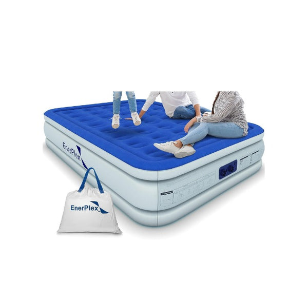 EnerPlex Air Mattress with Built-in Pump, Double Height (2 Sizes)