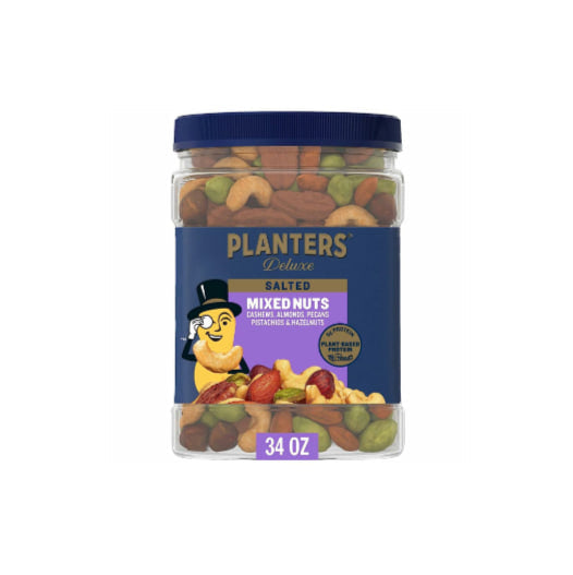 PLANTERS Deluxe Salted Mixed Nuts (34 oz)