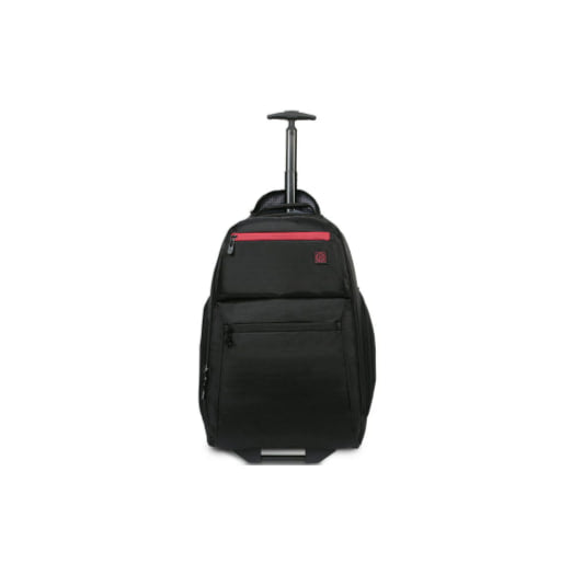 Protege 22-Inch Black Rolling Backpack with Telescopic Handle