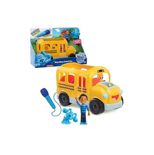 Blue's Clues & You! Sing-Along School Bus with Josh and Blue Figure