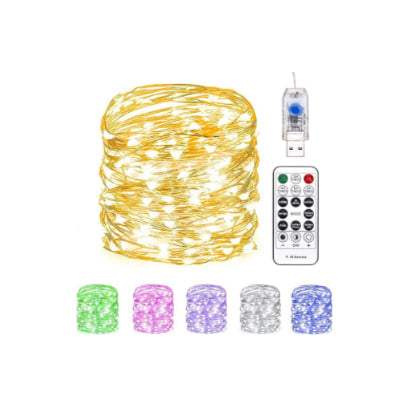 66ft 200 LED USB Waterproof Twinkle Fairy String Lights