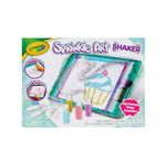CRAYOLA Sprinkle Art Shaker – Kit De Manualidades Con Microbolas De Colores, Incluye 6 Tubos, Pegamento Y 12 Plantillas, Actividad Sin Manchas Para Niños 4+