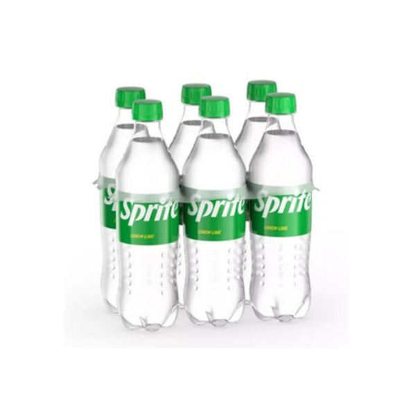 6 Pack of 16.9 Fl Oz Sprite Bottles