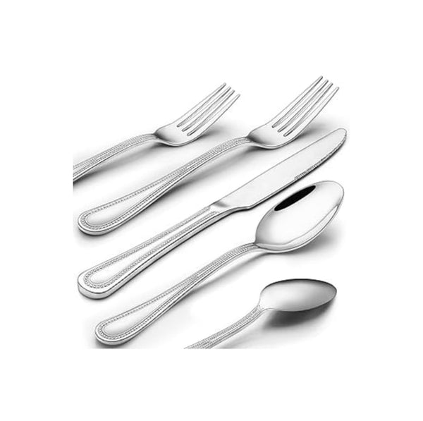 40-Piece Stainless Steel Silverware Set