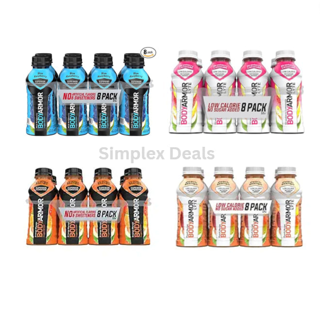 8 Bottles of BODYARMOR Sports Drink