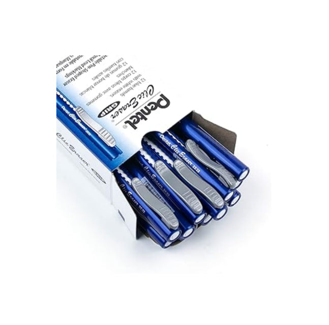 12-Pack Pentel Clic Eraser Grip Retractable Eraser