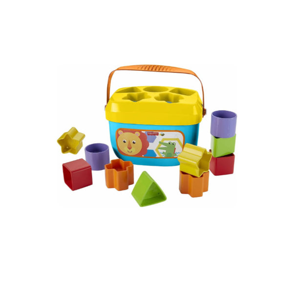 Fisher-Price Stacking Toy Baby’s First Blocks Set of 10 Shapes